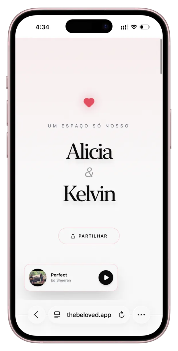 Exemplo de página: Casal